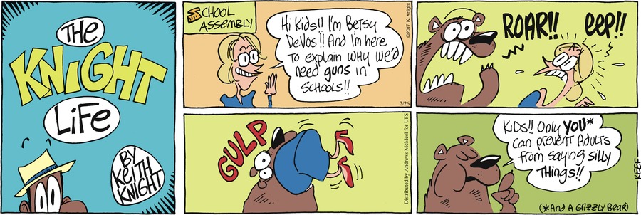 The Knight Life Comic Strip for February 26, 2017 