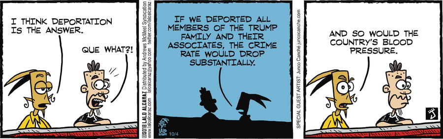 La Cucaracha Comic Strip for October 04, 2018 
