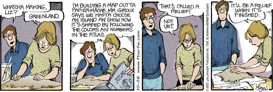 For Better or For Worse Comic Strip for October 28, 2023 