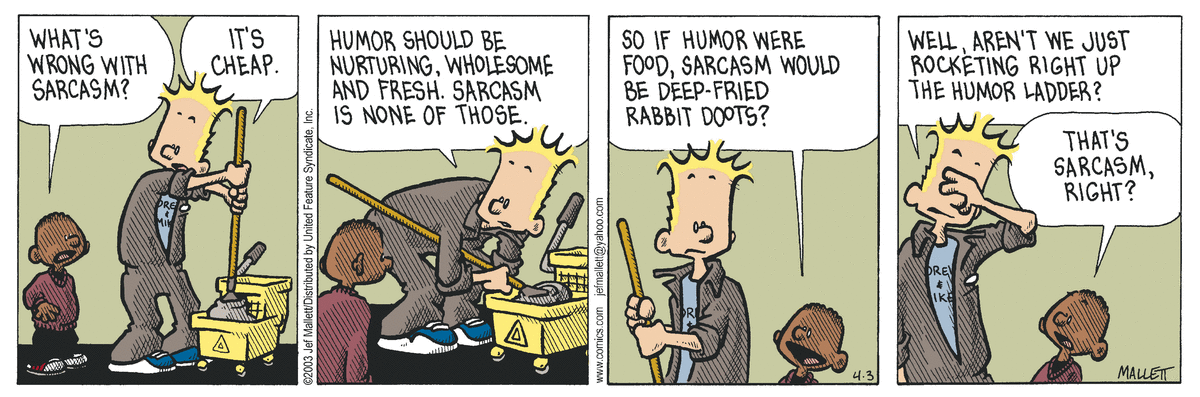 Frazz Comic Strip for April 03, 2003 