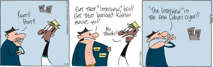 The Knight Life Comic Strip for December 29, 2014 