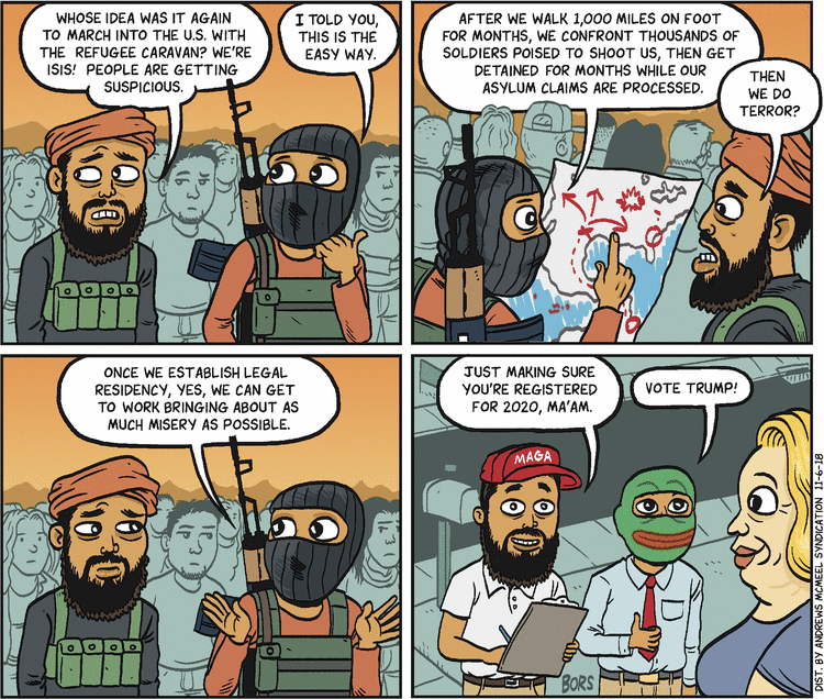 Matt Bors Comic Strip for November 06, 2018 