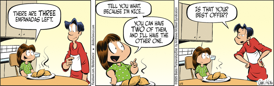 Baldo Comic Strip for February 18, 2025 