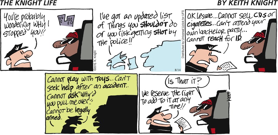 The Knight Life Comic Strip for August 14, 2016 