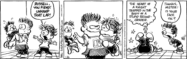 Heart of the City Comic Strip for January 26, 2001 