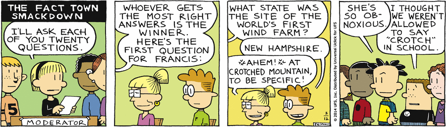 Big Nate Comic Strip for March 12, 2014 