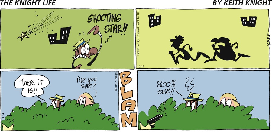 The Knight Life Comic Strip for October 11, 2015 