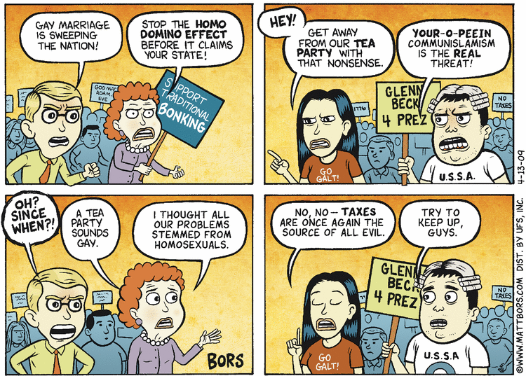 Matt Bors Comic Strip for April 13, 2009 
