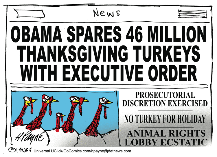 Henry Payne Comic Strip for November 26, 2014 