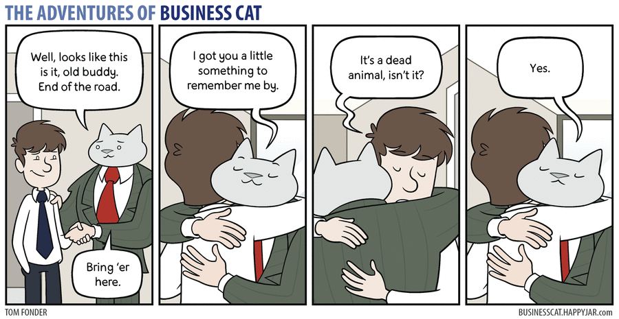 The Adventures of Business Cat Comic Strip for November 06, 2017 
