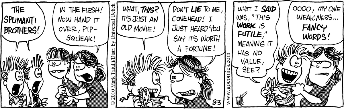 Heart of the City Comic Strip for August 03, 2010 