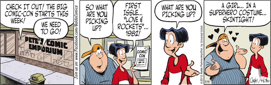 Baldo Comic Strip for July 11, 2012 