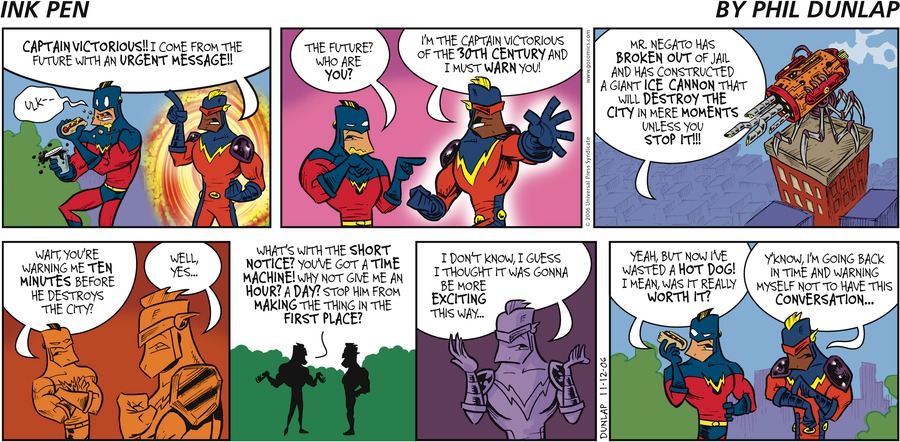Ink Pen Comic Strip for November 12, 2006 