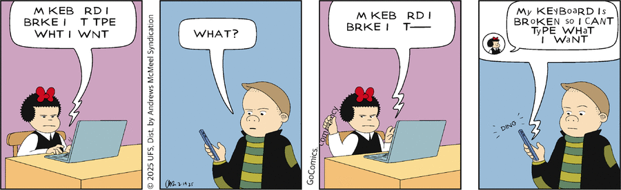 Nancy Comic Strip for February 19, 2025 