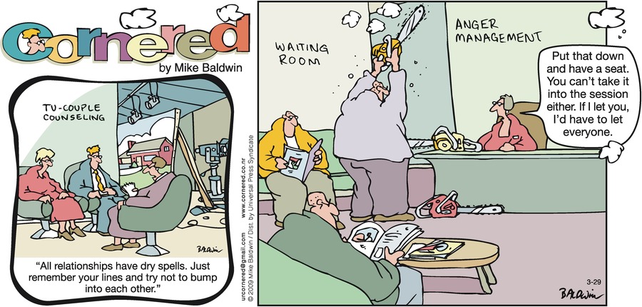 Cornered Comic Strip for March 29, 2009 
