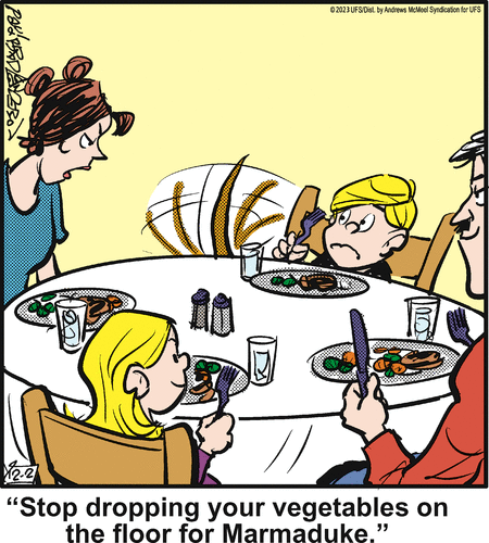 Marmaduke Comic Strip for December 02, 2023 