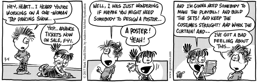 Heart of the City Comic Strip for March 04, 2017 