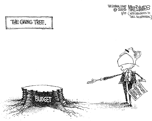 Matt Davies Comic Strip for January 28, 2003 