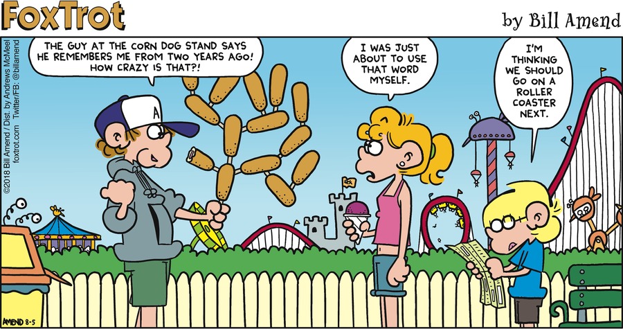 FoxTrot Comic Strip for August 05, 2018 