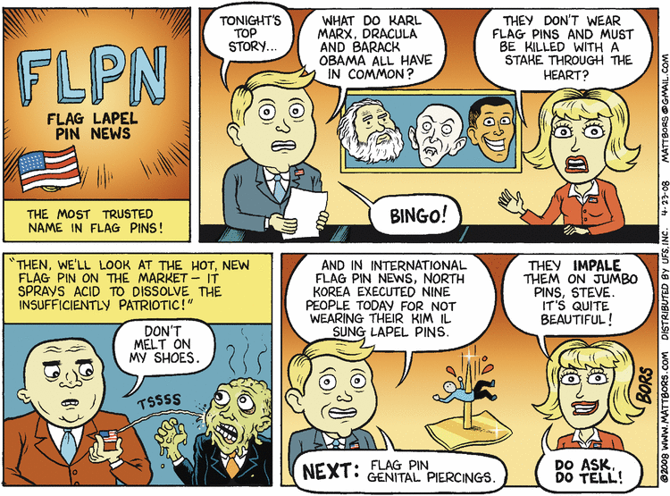 Matt Bors Comic Strip for April 23, 2008 