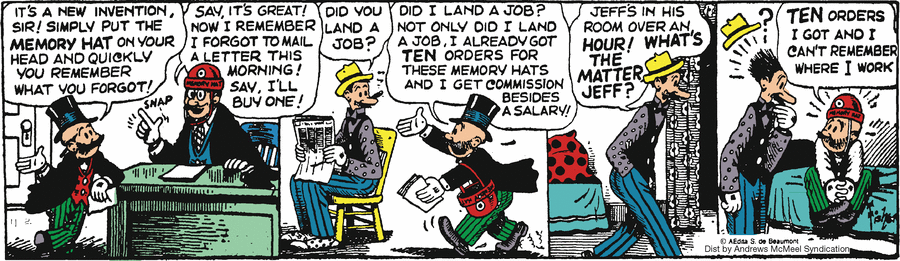 Mutt & Jeff Comic Strip for February 06, 2025 
