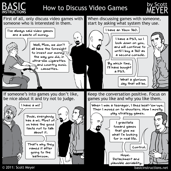 Basic Instructions Comic Strip for October 10, 2011 