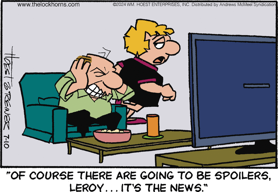 The Lockhorns Comic Strip for July 10, 2024 