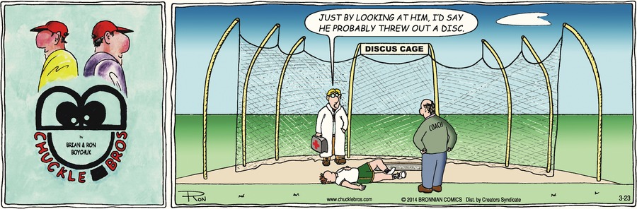 Chuckle Bros Comic Strip for March 23, 2014 