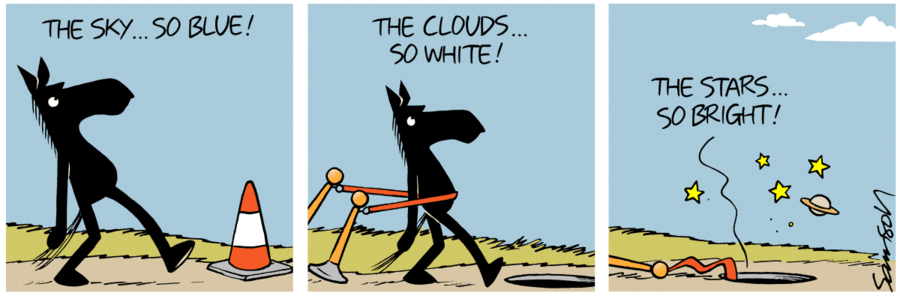 Dark Side of the Horse Comic Strip for May 18, 2018 