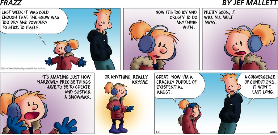 Frazz Comic Strip for February 09, 2025 