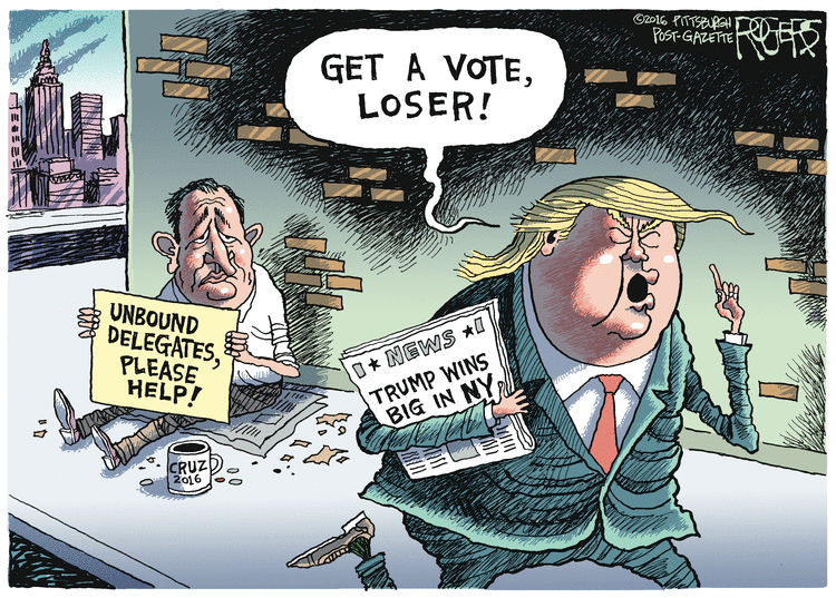 Rob Rogers Comic Strip for April 21, 2016 