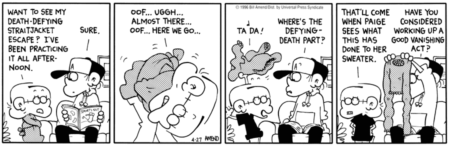 FoxTrot Classics Comic Strip for April 27, 2007 