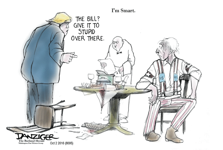 Jeff Danziger Comic Strip for October 03, 2016 