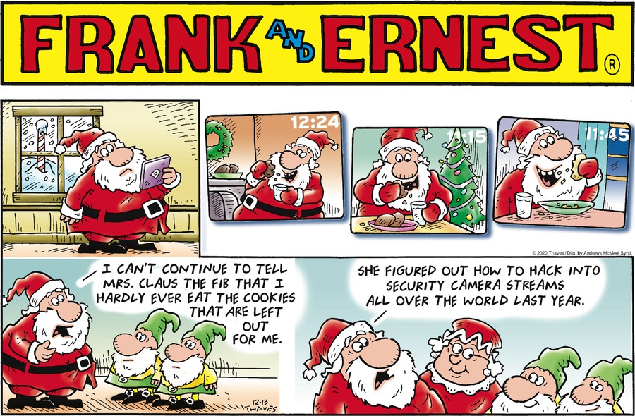 Frank and Ernest Comic Strip for December 13, 2020 
