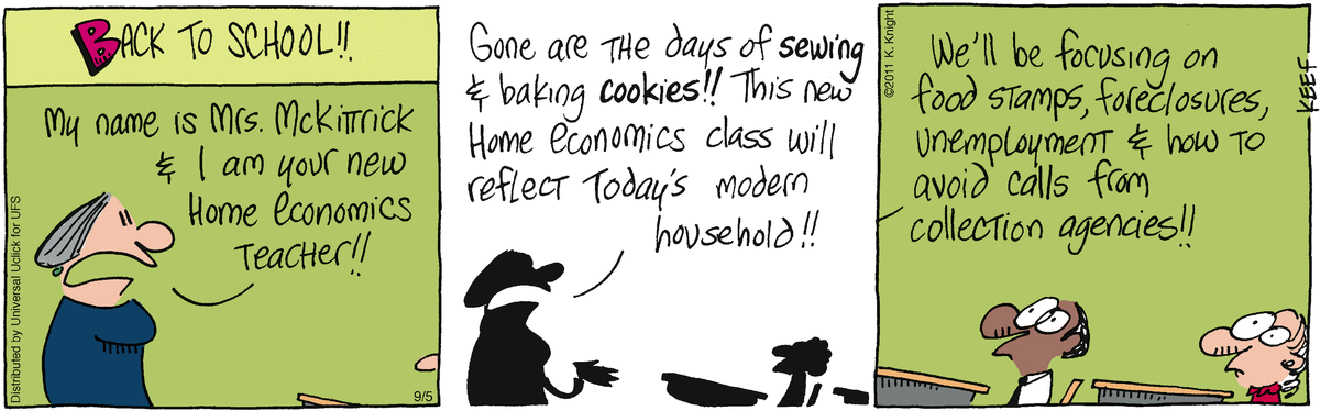 The Knight Life Comic Strip for September 05, 2011 