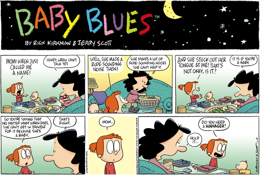Baby Blues Comic Strip for November 14, 2004 