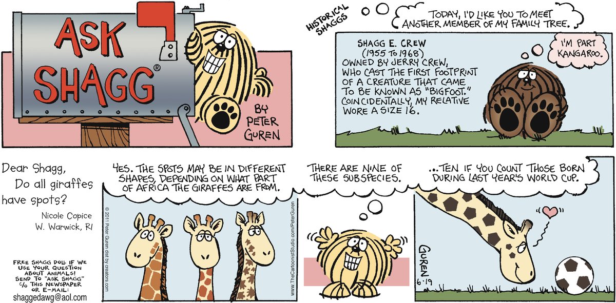 Ask Shagg Comic Strip for January 05, 2025 