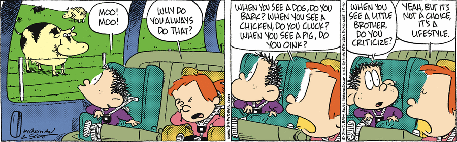 Baby Blues Comic Strip for December 10, 2007 