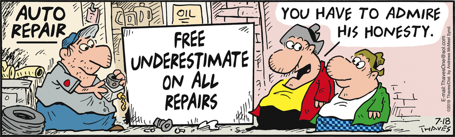 Frank and Ernest Comic Strip for July 18, 2019 