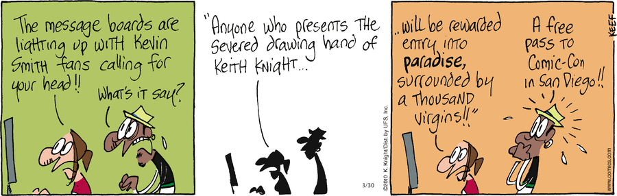 The Knight Life Comic Strip for March 30, 2010 