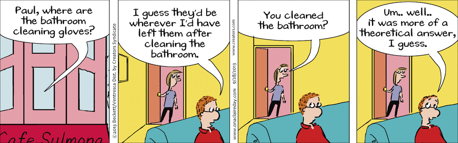 On A Claire Day Comic Strip for September 28, 2013 