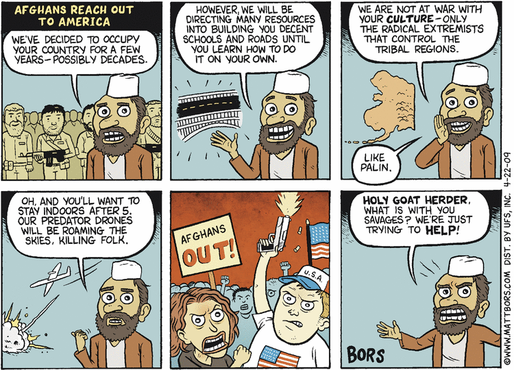 Matt Bors Comic Strip for April 22, 2009 