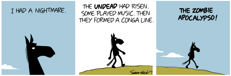 Dark Side of the Horse Comic Strip for November 22, 2018 