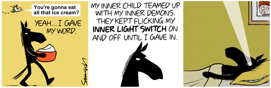 Dark Side of the Horse Comic Strip for June 02, 2014 