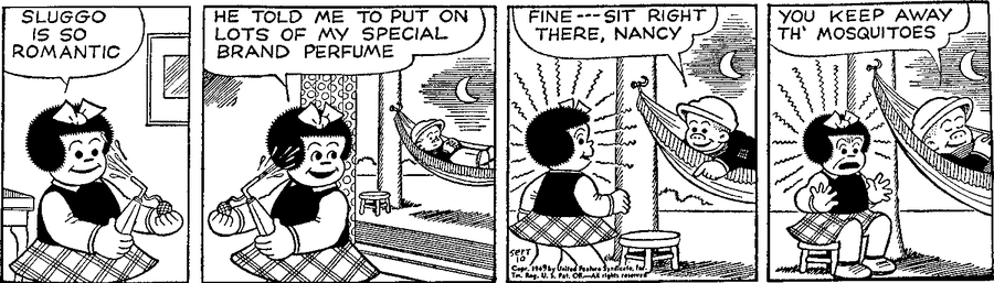 Nancy Classics Comic Strip for September 10, 2016 