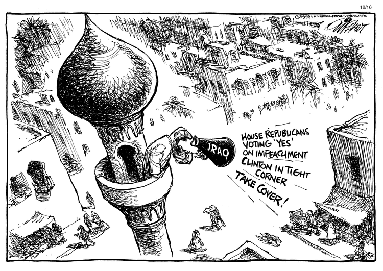 Pat Oliphant Comic Strip for December 16, 1998 