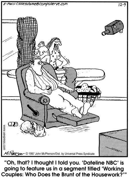 Close to Home Comic Strip for December 09, 1997 