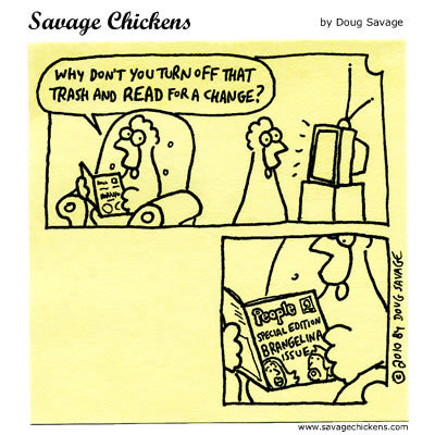 Savage Chickens Comic Strip for August 11, 2014 