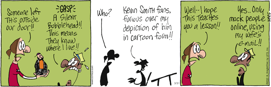 The Knight Life Comic Strip for March 31, 2010 