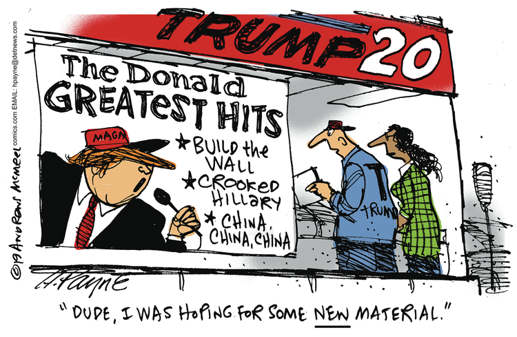 Henry Payne Comic Strip for June 19, 2019 